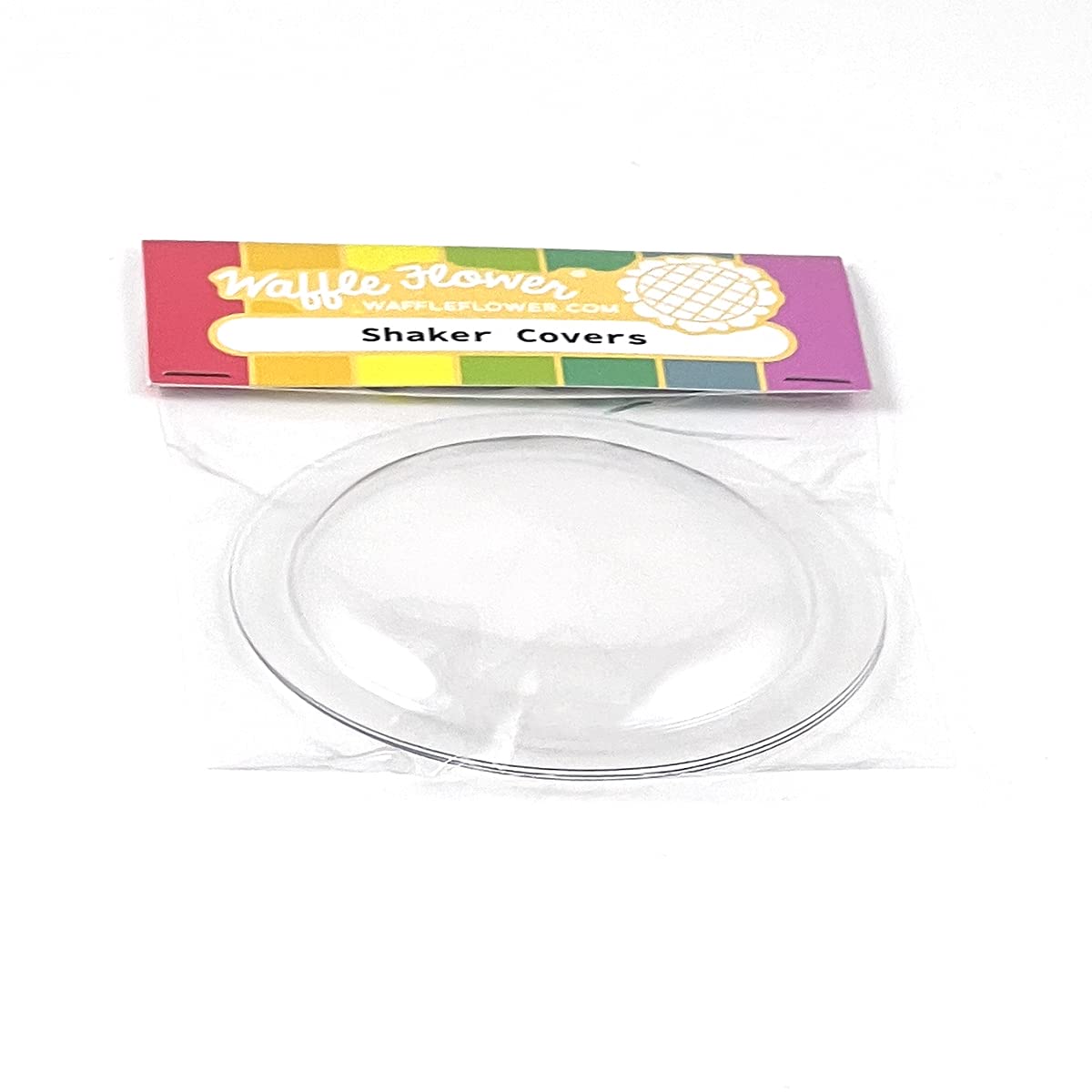 Puffy Circle Waffle Flower Shaker Covers for Card Making & Scrapbooking - Add Dimension & Shine to DIY Craft Projects - Perfect for Handmade Greeting Cards, Journals, and Home Decor