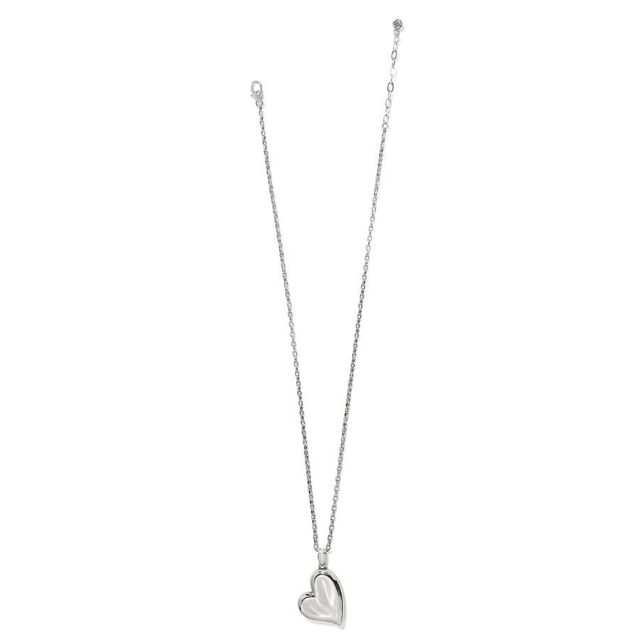Cascade Heart Reversible Necklace for Women - Sterling Silver Pendant with 18K Gold Plating | Perfect for Valentine's Day, Anniversary & Everyday Elegance