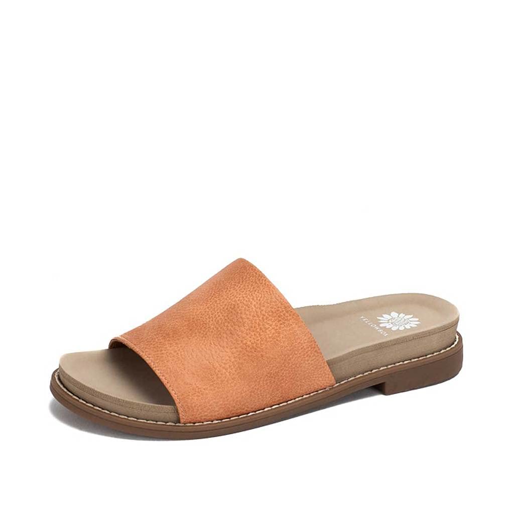 Yellow Box Women's Kalo Slippers - Comfortable House Shoes for Women, Soft Indoor Slides with Memory Foam - Perfect for Relaxing at Home, Lounging & Spa Days