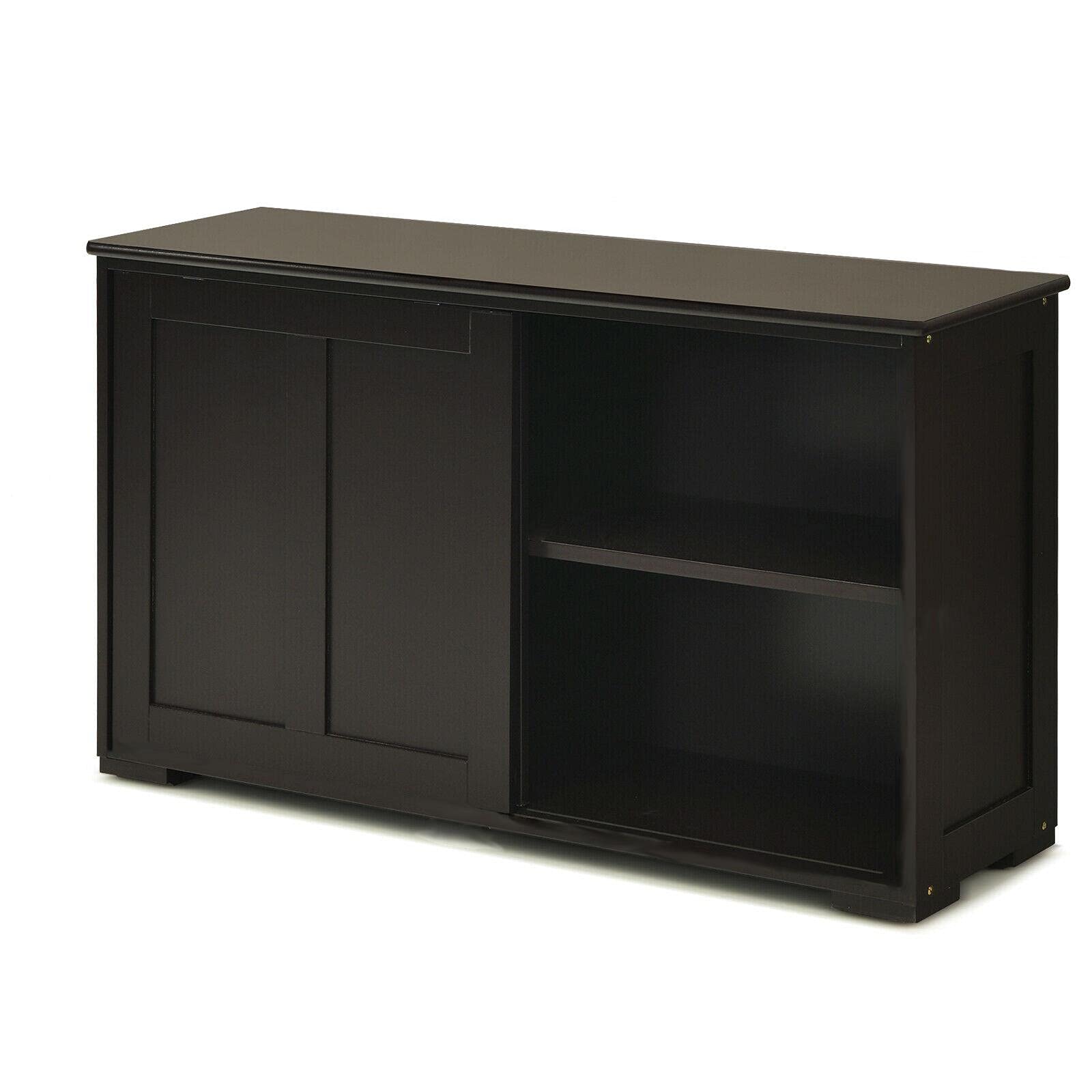 Wooden Kitchen Storage Cabinet - Sideboard Buffet Cupboard for Dining Room & Pantry Organization | Kitchen Shelves & Cabinets for Stylish Home Storage | Perfect for Small Spaces & Modern Kitchens