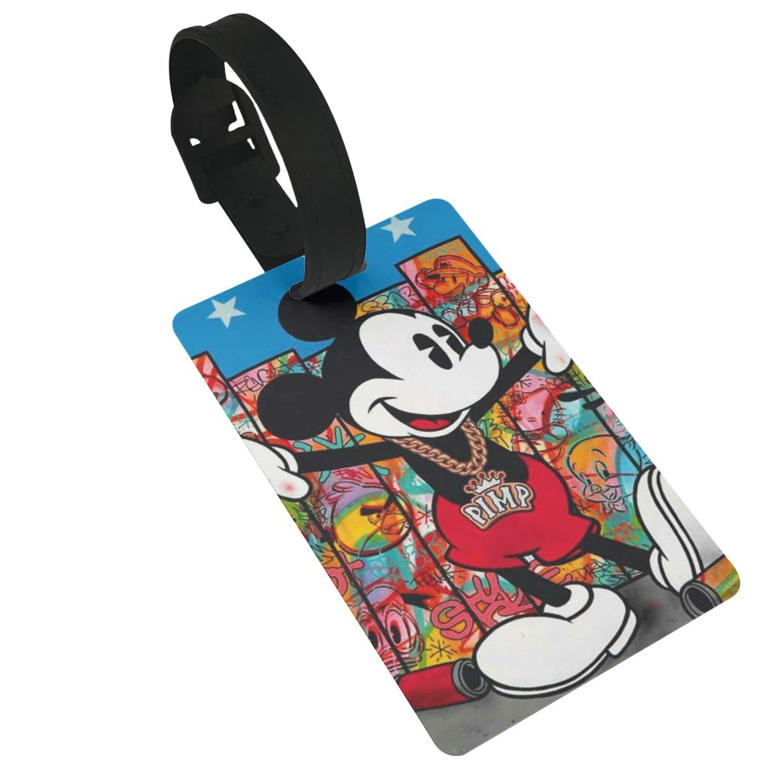 Anime Luggage Tags - Cute Travel Bag Tags with Name ID Label for Suitcases - Durable Luggage ID Tags for Kids, Women & Men - Perfect for Airports, Business Trips & Family Vacations