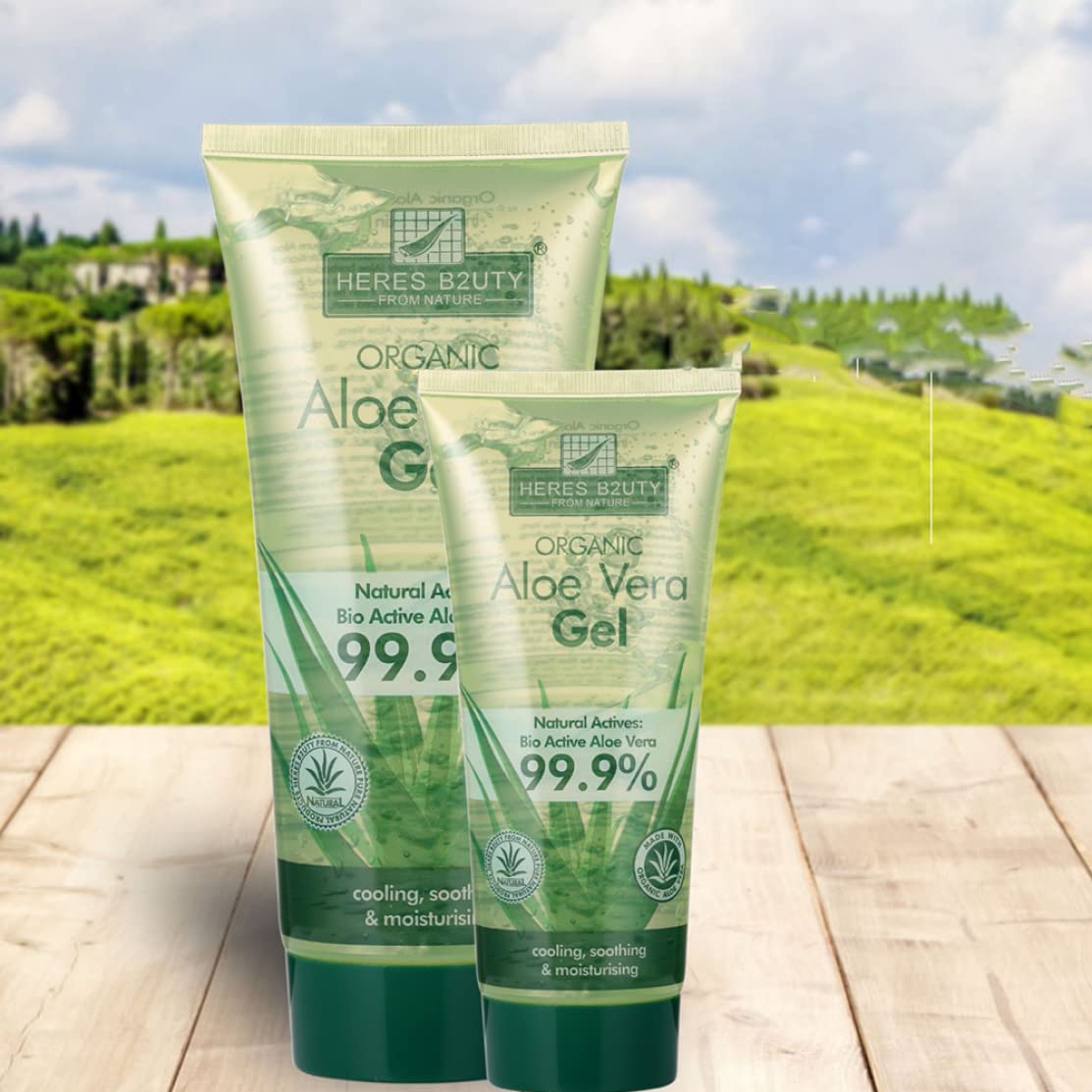 **1PC Aloe Vera Gel - Ultra Hydrating & Cooling Natural Moisturizer for Skin, Face & Hair | Non-Sticky Daily Hydration & Hair Conditioner | Perfect for Sunburn Relief, After-Sun Care & Daily Skincare**