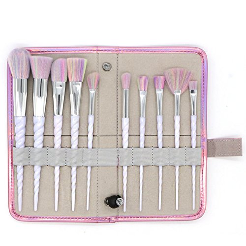 6-Piece Unicorn Makeup Brush Set - Eye Shadow, Foundation & Face Brushes for Professional Makeup Application | Perfect for Daily Use, Travel & Gift Giving