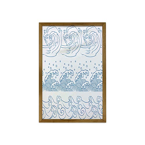 Blue and White