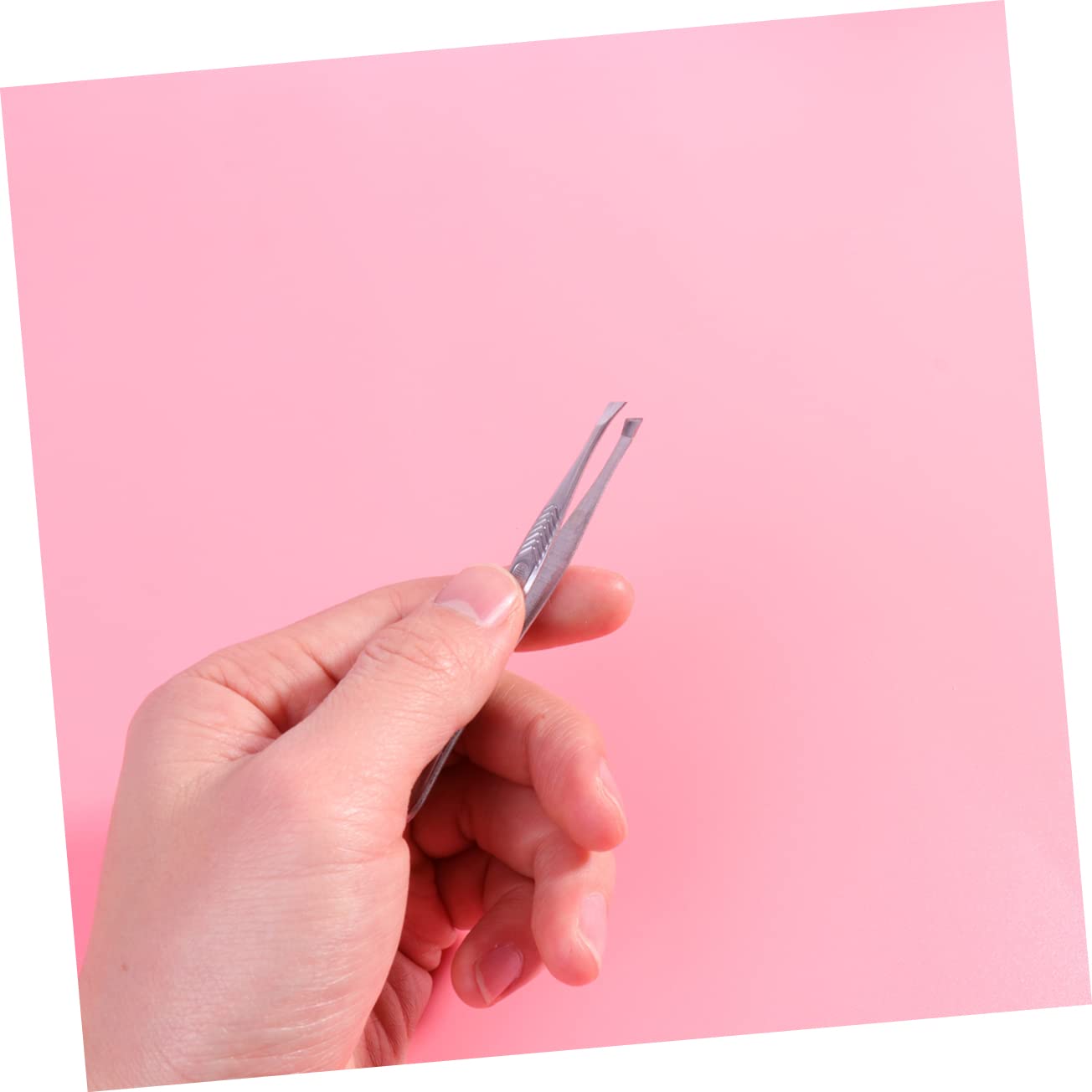 Premium Hemoton Slant Tip Tweezers for Women - Professional Eyebrow & Facial Hair Removal Tool - Perfect for Salon, Travel, and Home Grooming
