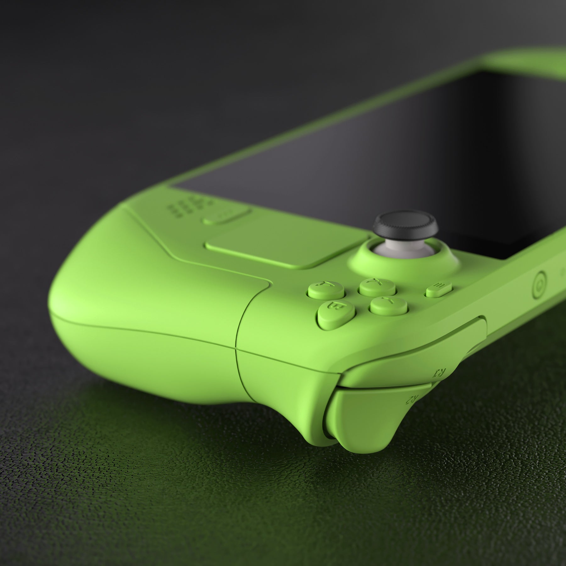 eXtremeRate Custom Full Set Shell with Buttons for Steam Deck LCD - Green Replacement Cover for Gaming | Perfect for DIY Mods & Console Protection