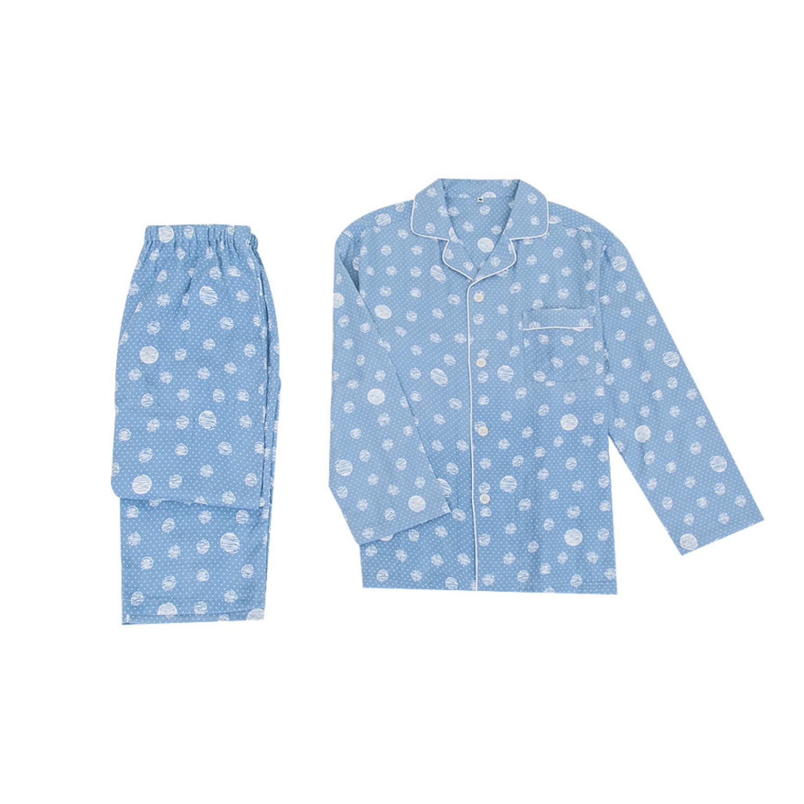 Women's Cotton Pajama Sets - Long Sleeve Button Down Sleepwear for Lounge & Nightwear | Soft Casual Top & Bottom PJ Set for Women | Perfect for Relaxing at Home, Sleepovers & Cozy Evenings