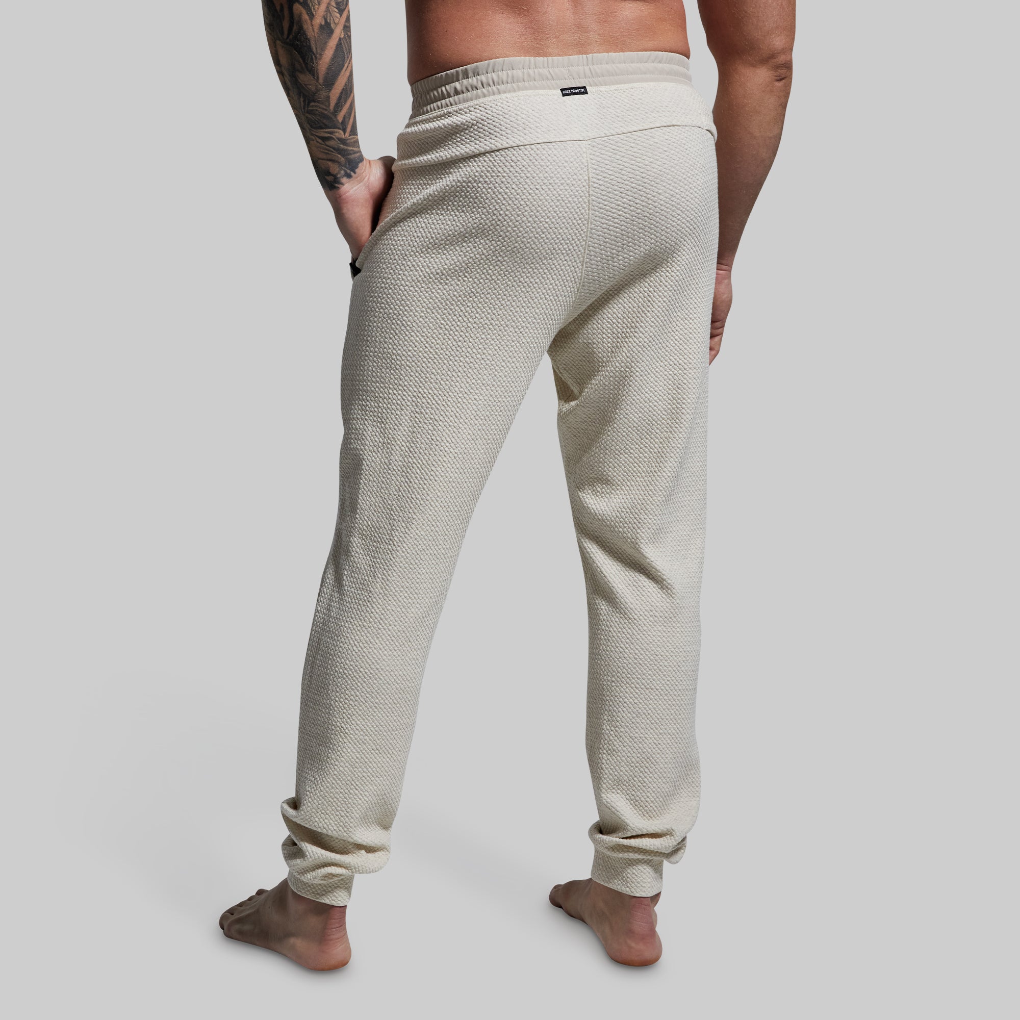 Men's Lightweight Cloud Jogger Pants - Heather Oatmeal Color - Comfortable Running & Lounge Sweatpants for Casual Wear, Workout & Home Relaxation