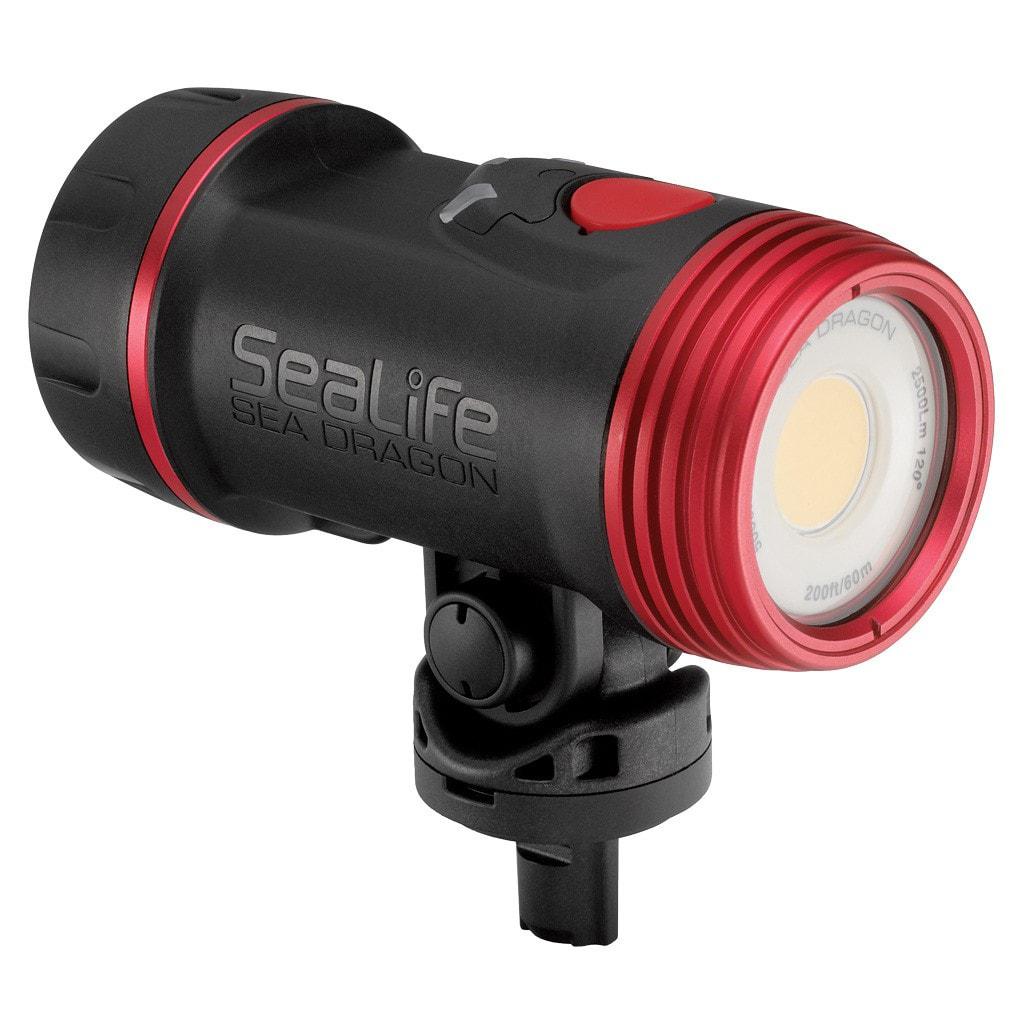 SeaLife Sea Dragon 2500F Professional Underwater Diving Light - 2500 Lumens Waterproof Flashlight for Scuba Photography & Videography | Perfect for Marine Exploration, Cave Diving, and Night Snorkeling