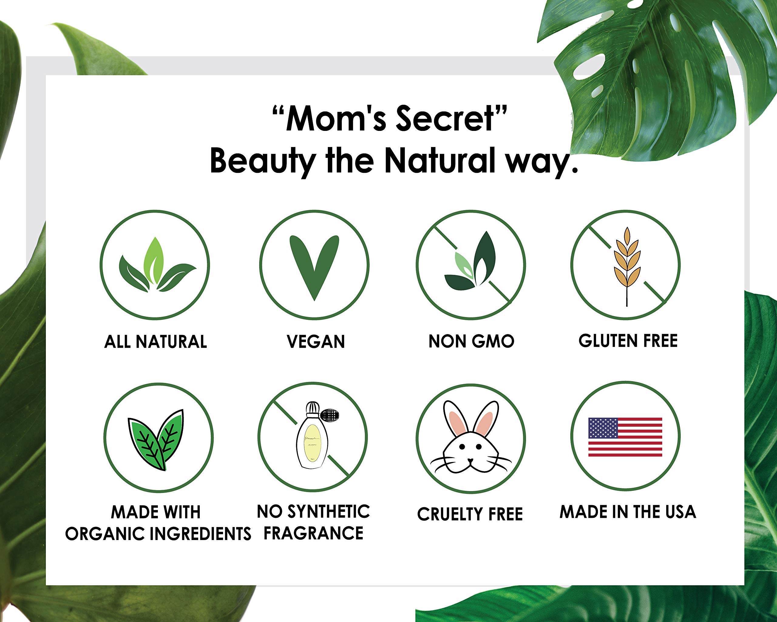 Mom's Secret 100% Natural Lip Gloss - Organic, Vegan, Gluten Free & Cruelty Free - Made in USA - 0.18oz Berry Boop Flavor - Perfect for Daily Moisturizing & Natural Makeup Looks