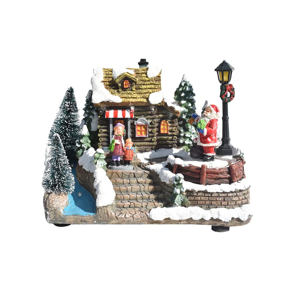 SOIMISS 1pc Exquisite Christmas House Ornament - Colorful Musical Holiday Decoration for Tree, Mantel & Home Decor | Perfect for Xmas Party, Gift Exchange & Winter Festival Decorating