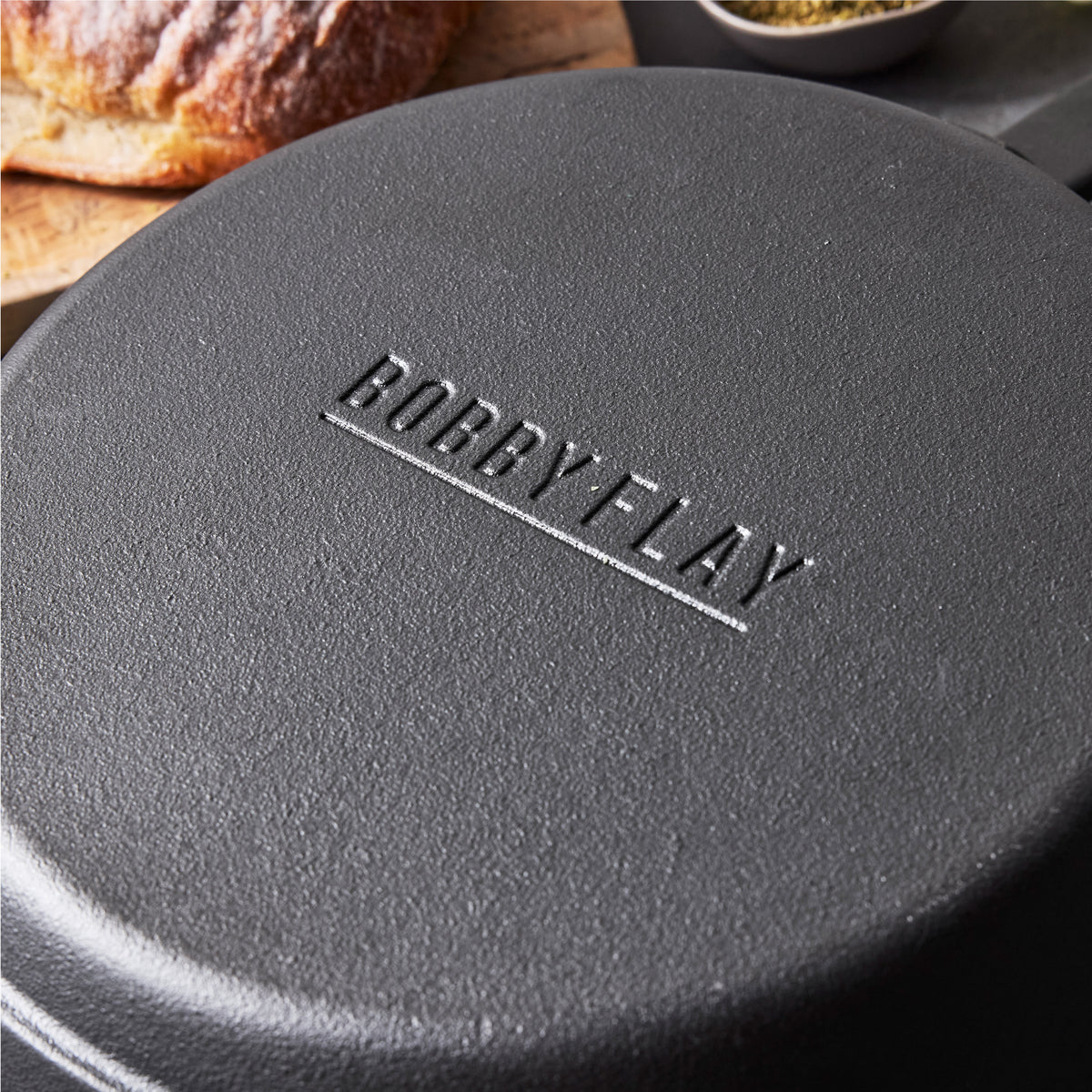 Bobby Flay by GreenPan 12-Inch Nonstick Cast Iron Skillet - Perfect for Searing, Frying & Baking - Ideal for Home Kitchen & Professional Chefs