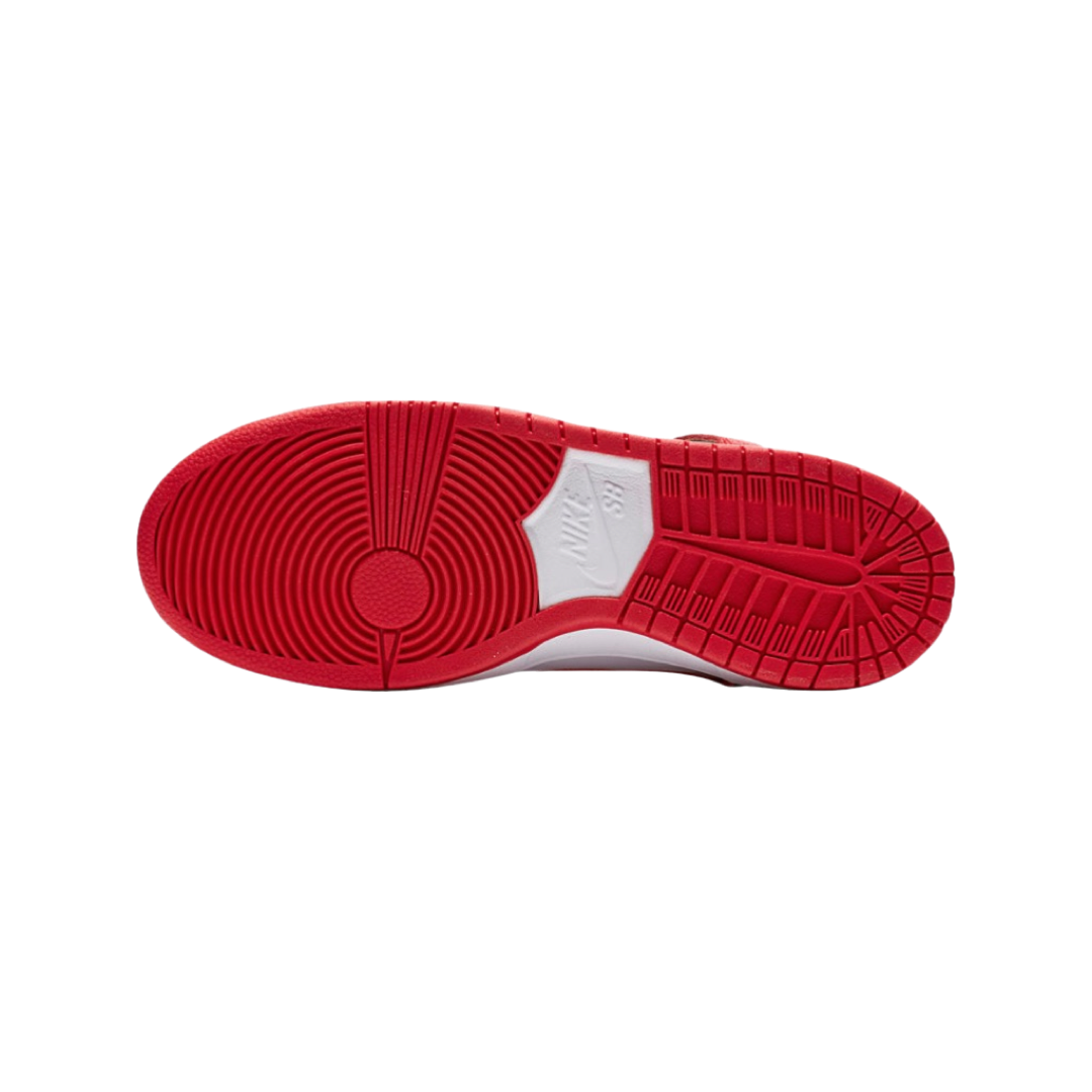 Nike SB Dunk High Future Court Red White Sneakers - Men's Basketball Shoes for Streetwear & Skateboarding | Perfect for Urban Fashion & Casual Wear