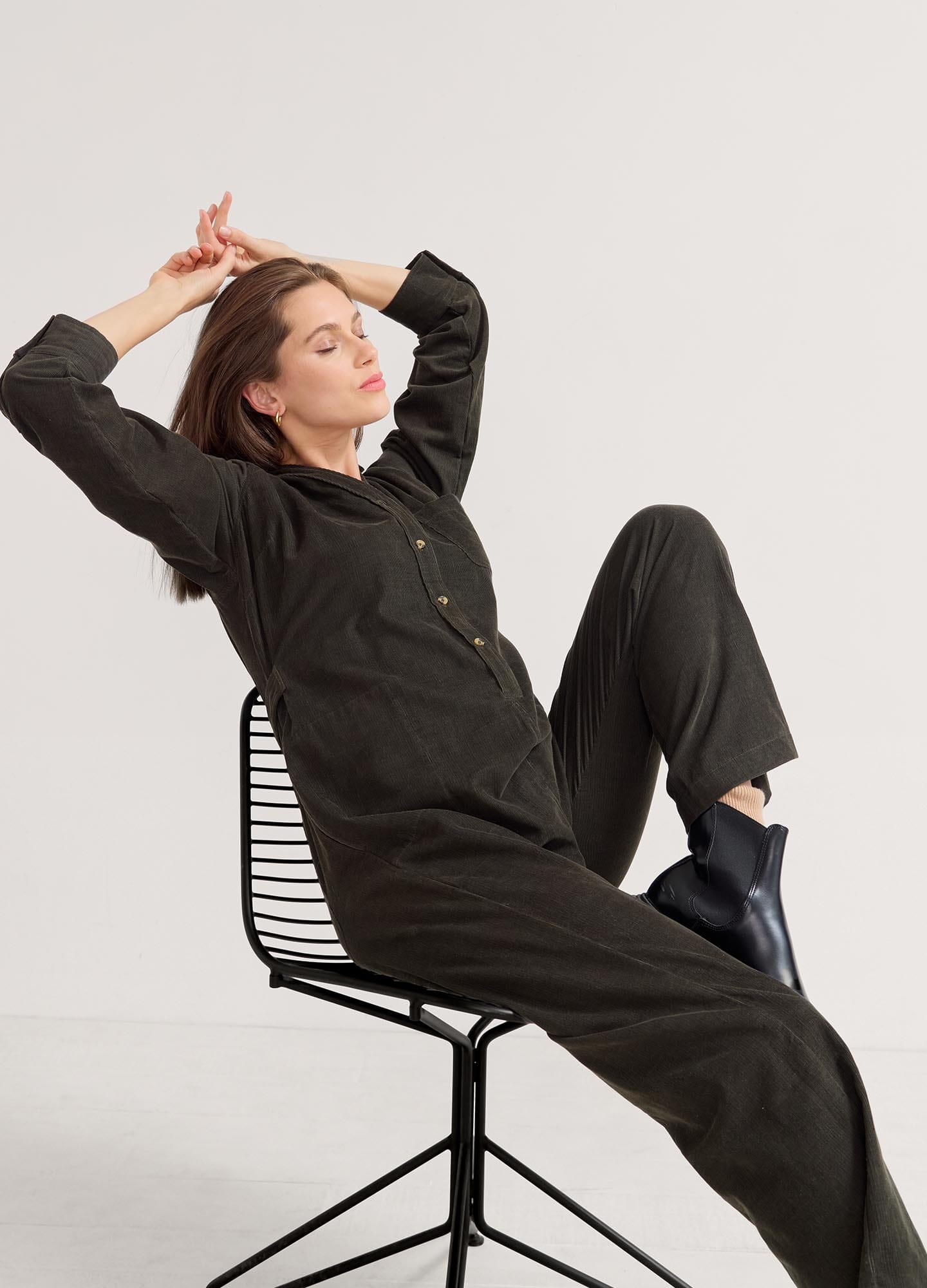 Comfortable Nursing Jumpsuit for Moms - Soft Maternity Wear for Breastfeeding & Everyday Use - Perfect for Work, Travel & Casual Outings