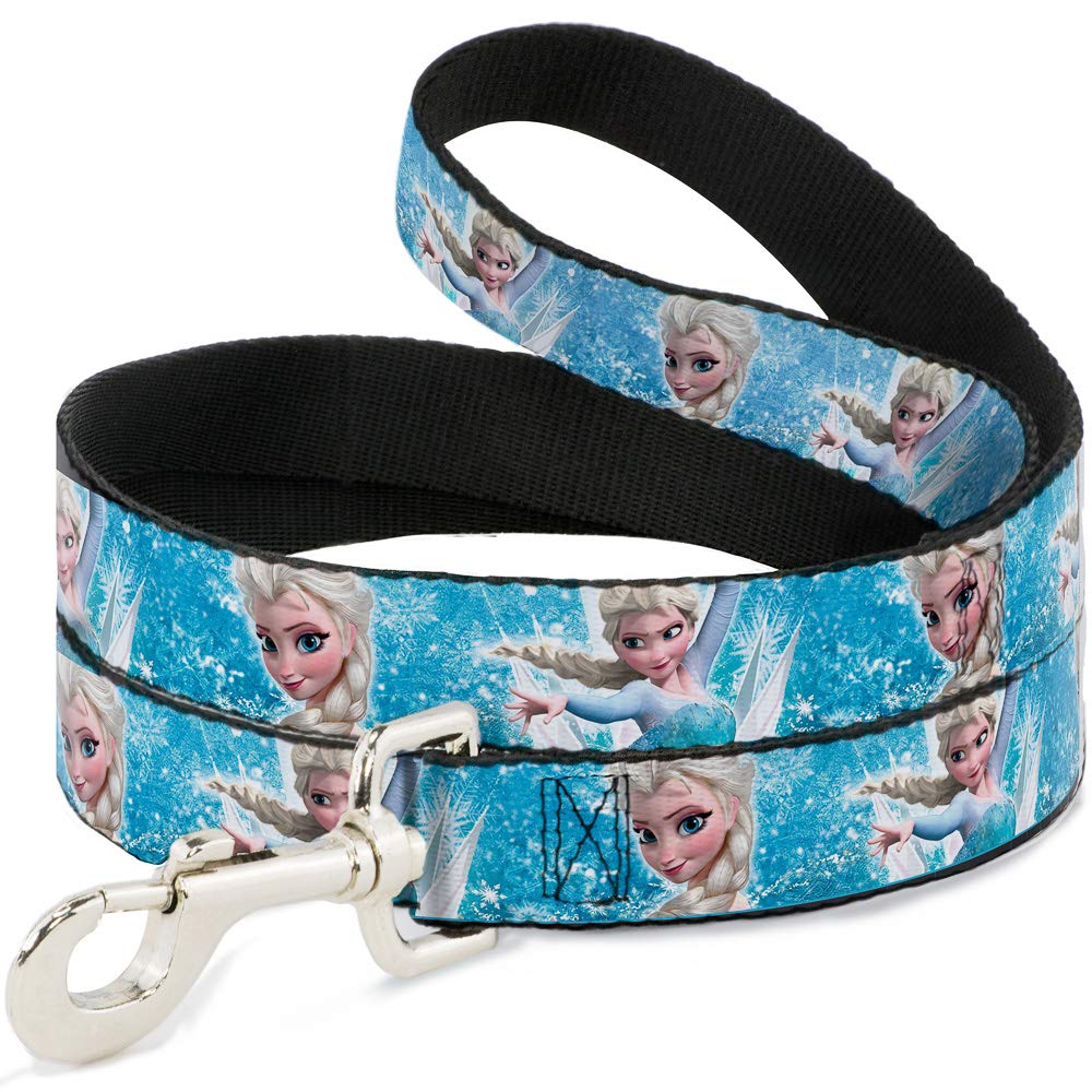 Buckle-Down Frozen Elsa Pet Leash - 6 Feet Long, 1.5
