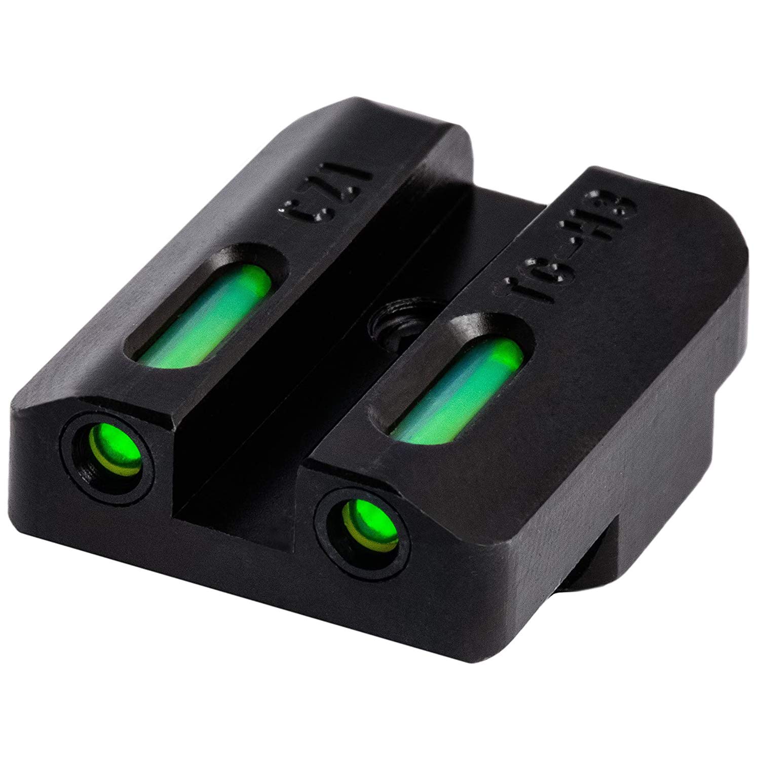 TRUGLO TFX Handgun Sight - Durable Shock-Resistant Compact Tritium & Fiber-Optic Sight for Pistols | Bright Glow for Day & Night Use | Ideal for Tactical Shooting, Home Defense & Concealed Carry