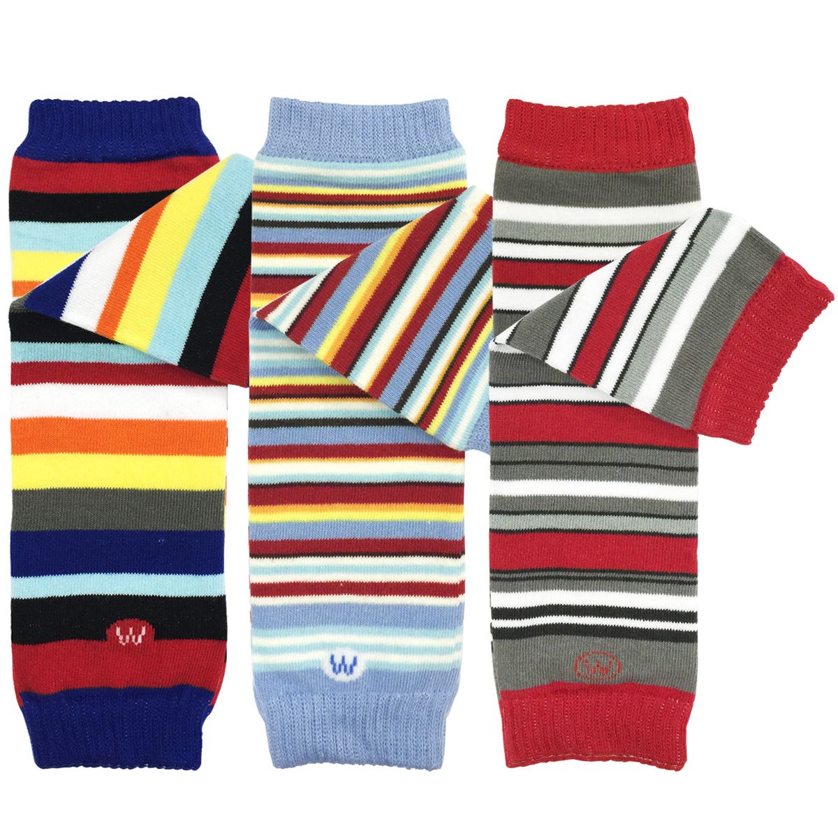 Allydrew 3 Pack Baby Leg Warmers for Boys & Girls - Polka Dots, Ruffles & Stripes Toddler Leg Warmers | Perfect for Dance Class, Winter Warmth & Fashion Outfits