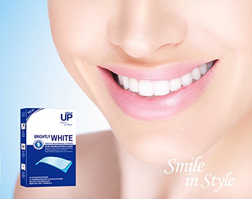 ShineUP Teeth Whitening Strips - Peroxide-Free & Sensitivity-Free Dental Bleaching Strips, 28 No-Slip Whitening Strips for a Brighter Smile | Perfect for Home Use, Travel & Special Occasions