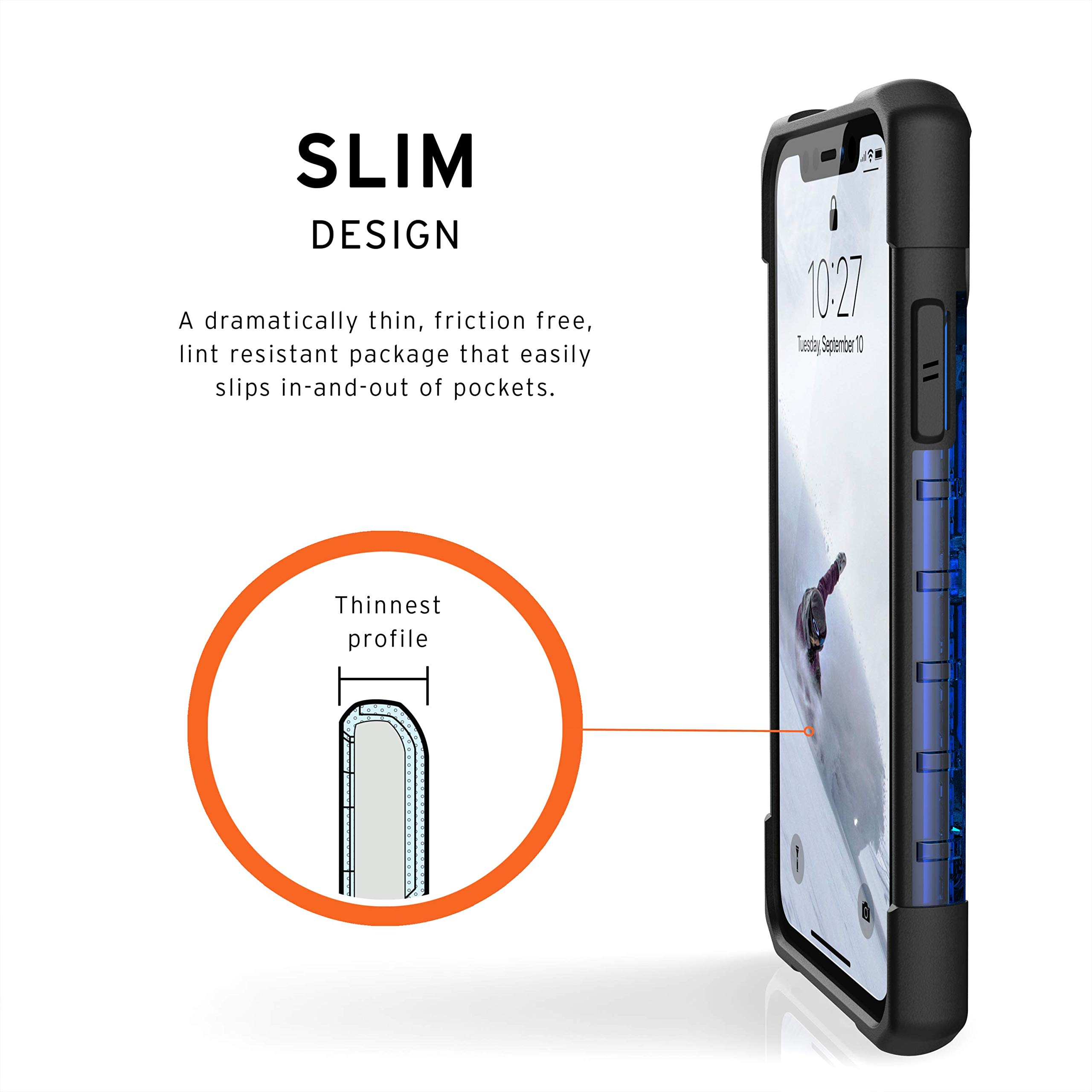 URBAN ARMOR GEAR UAG Military Drop Tested iPhone 11 Case | 6.1-inch Screen | Feather-Light Rugged Protection | Cobalt Blue | Perfect for Outdoor Adventures & Daily Use