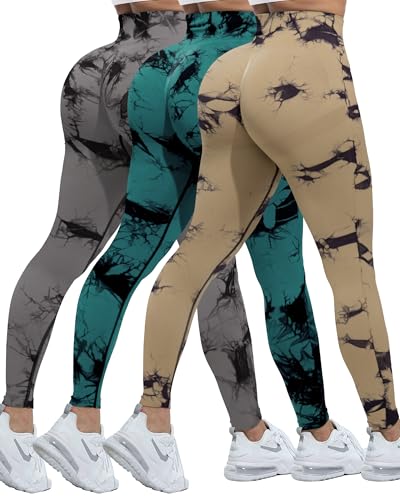 3 Packs - Tie Dye Black/ Tie Dye Khaki/Tie Dye Dark Green