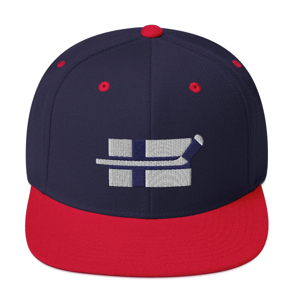 Finland Hockey Snapback Hat - Classic Adjustable Cap with Unique Goofy Design for Men & Women | Perfect for Hockey Games, Sports Events & Casual Wear