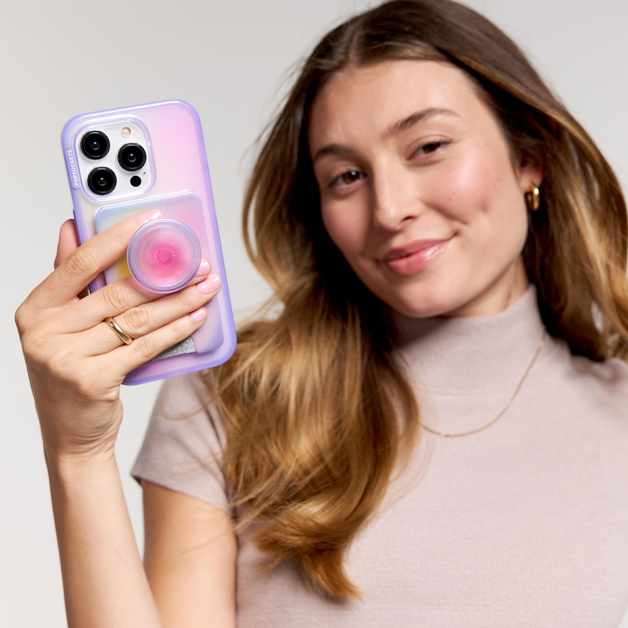 PopSockets Expanding Grip Phone Wallet with Card Holder - Magsafe & Wireless Charging Compatible - Secure Grip for iPhone 14/13/12 - Perfect for Travel, Commuting & Hands-Free Use