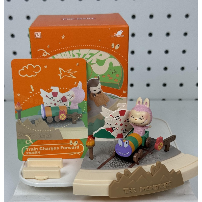 Labubu The Monsters Playing Games Series Train Toy - Collectible Vinyl Figure for Display & Play - Perfect for Pop Culture Fans & Home Decor
