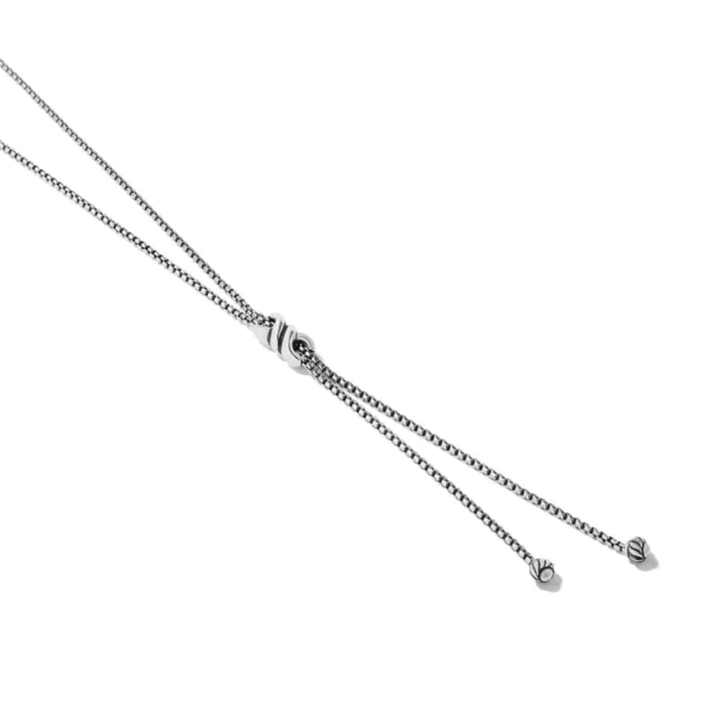 Brighton Interlok Twist Lariat Necklace - Elegant Gold Layered Chain for Women | Perfect for Date Night, Office Wear & Special Occasions