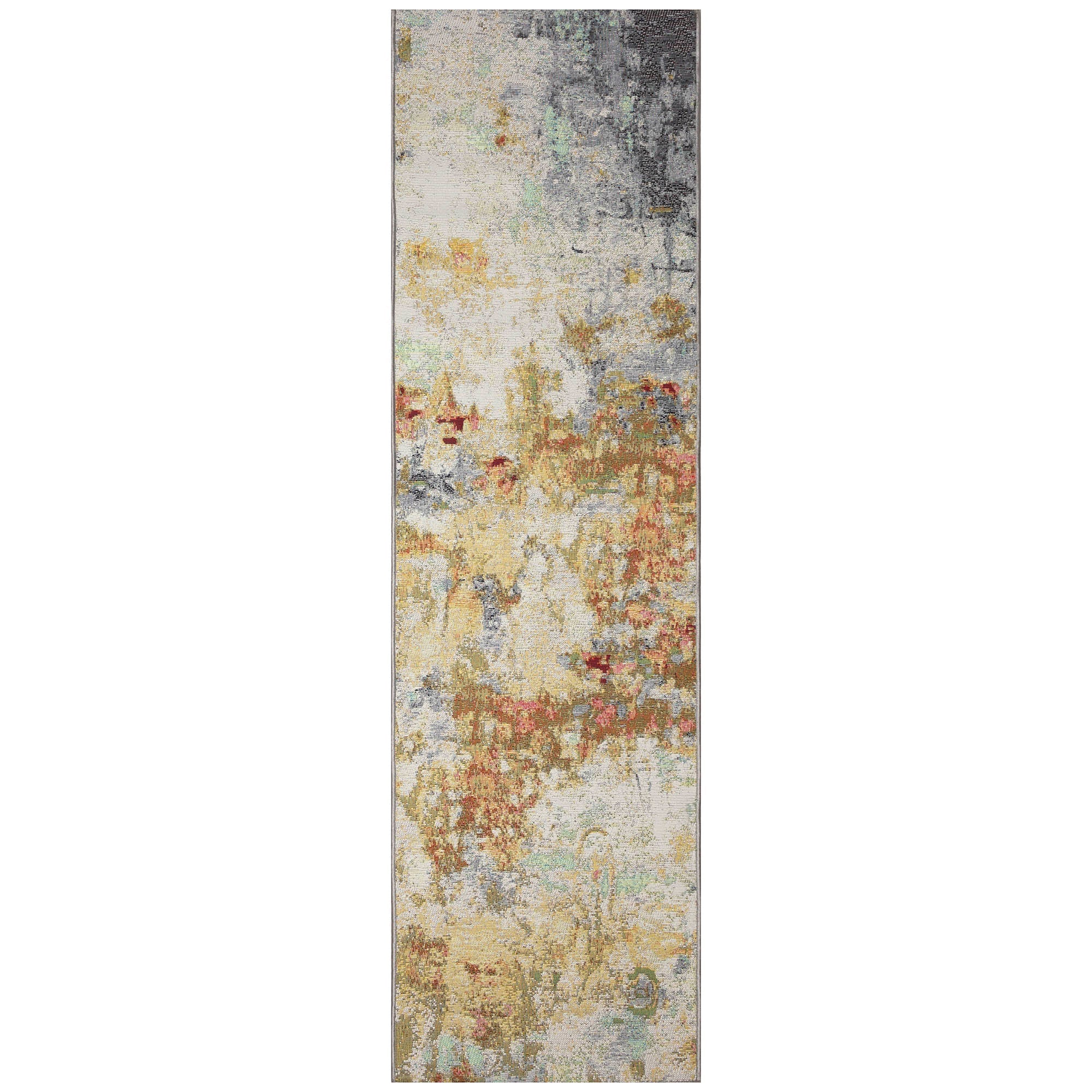Liora Manne Marina Abstract Indoor/Outdoor Area Rug - Modern Boho Design for Living Room, Bedroom, Patio & Deck - Water-Resistant & Durable Floor Mat