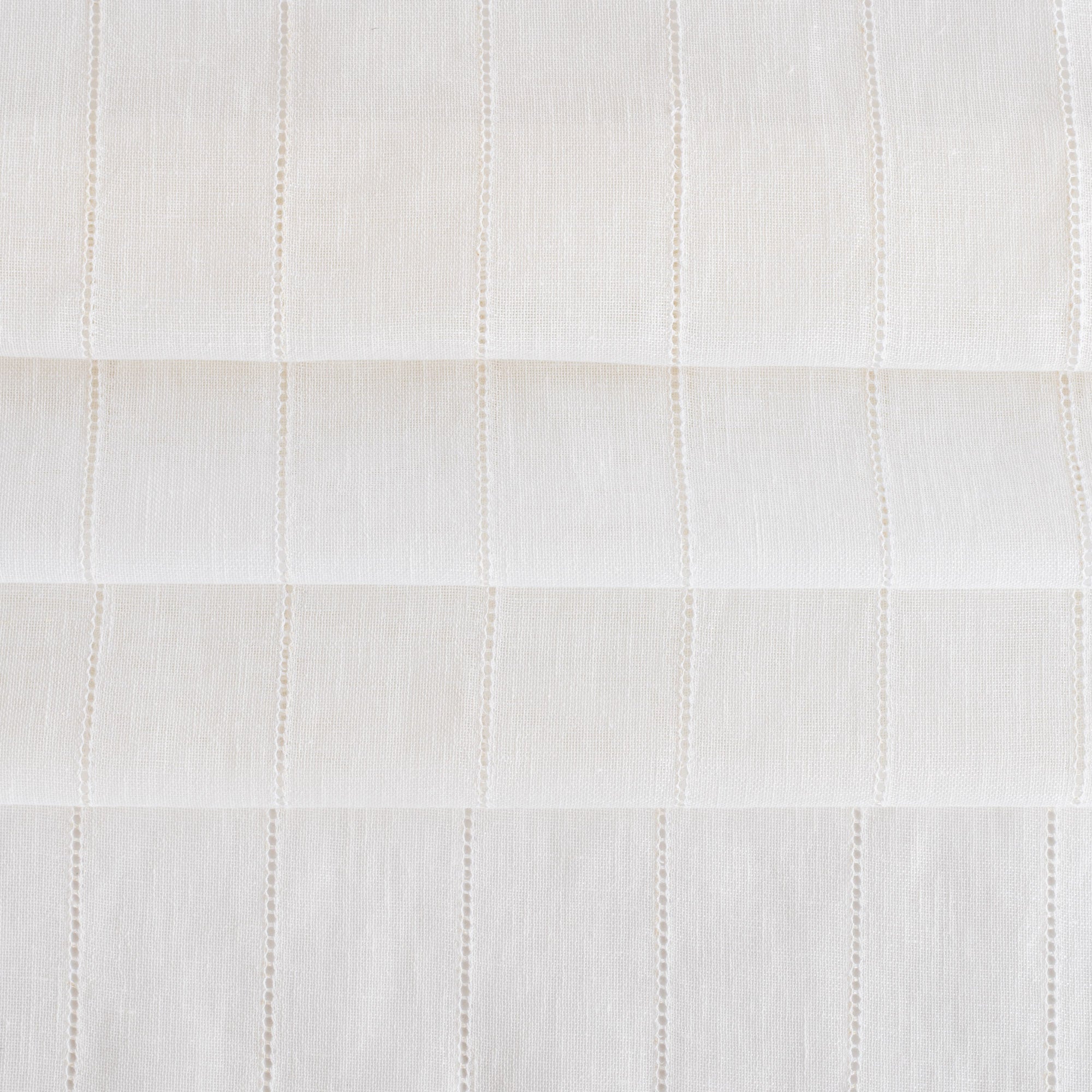 Ida Embroidered Sheer Fabric - Cloud White | Elegant Curtains, Bridal Veils & Home Decor