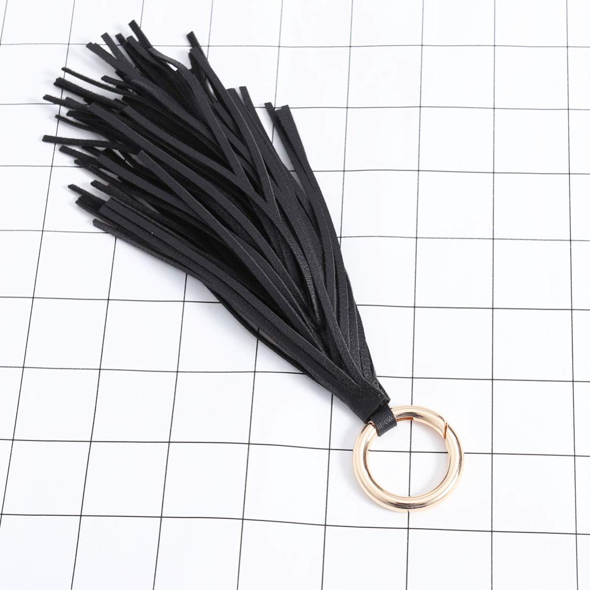 SOIMISS Leather Tassel Keychain for Women - Handbag Charms, Purse Accessories, Car Keyring & Wallet Decor - Perfect for Backpacks, Handbags, Luggage & Gift Giving