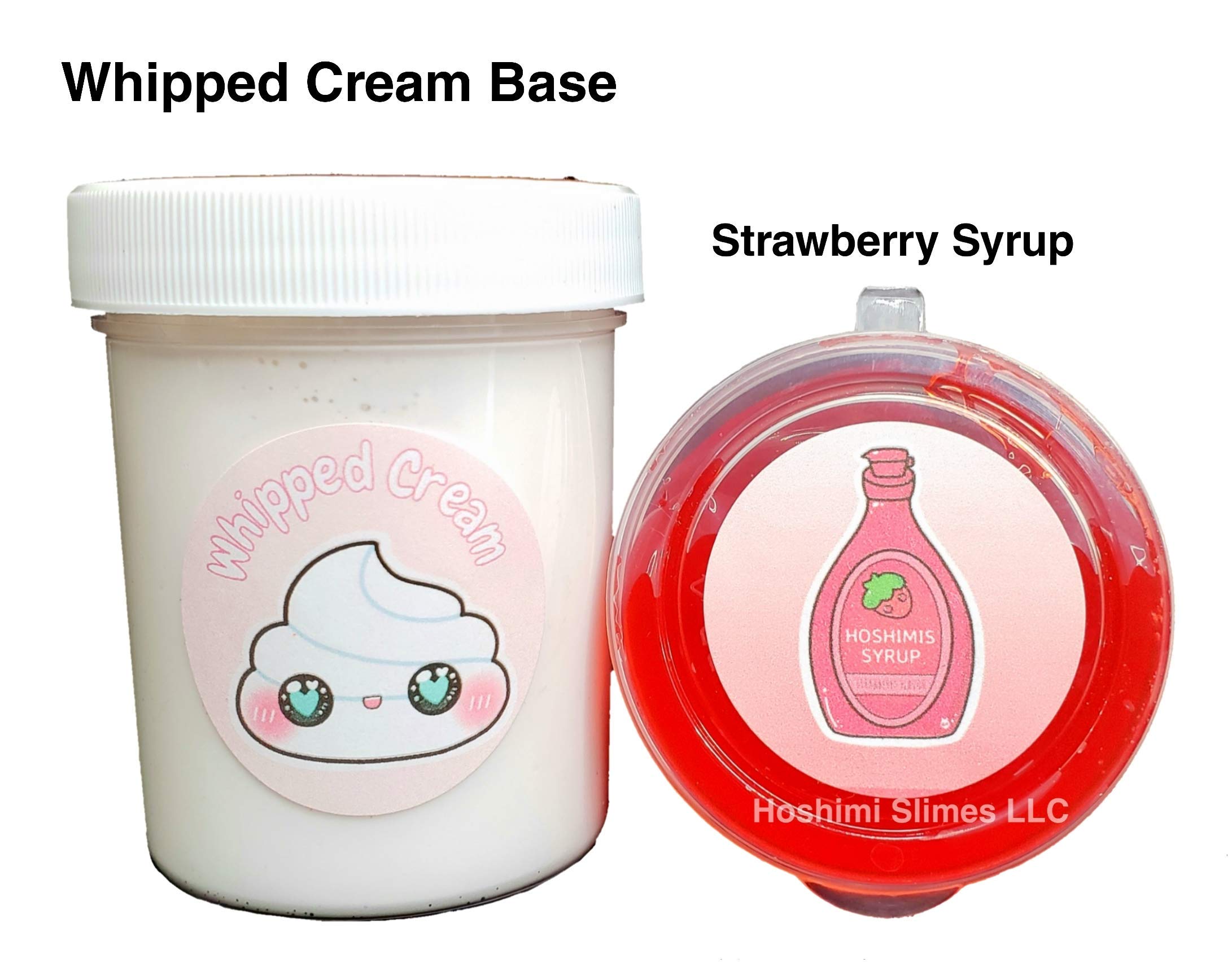 Handmade DIY Strawberry Shortcake Waffle Scented Slime Kit for Kids - Fun Sensory Play & Stress Relief Toy - Perfect for Birthday Parties, Classroom Activities & Relaxation