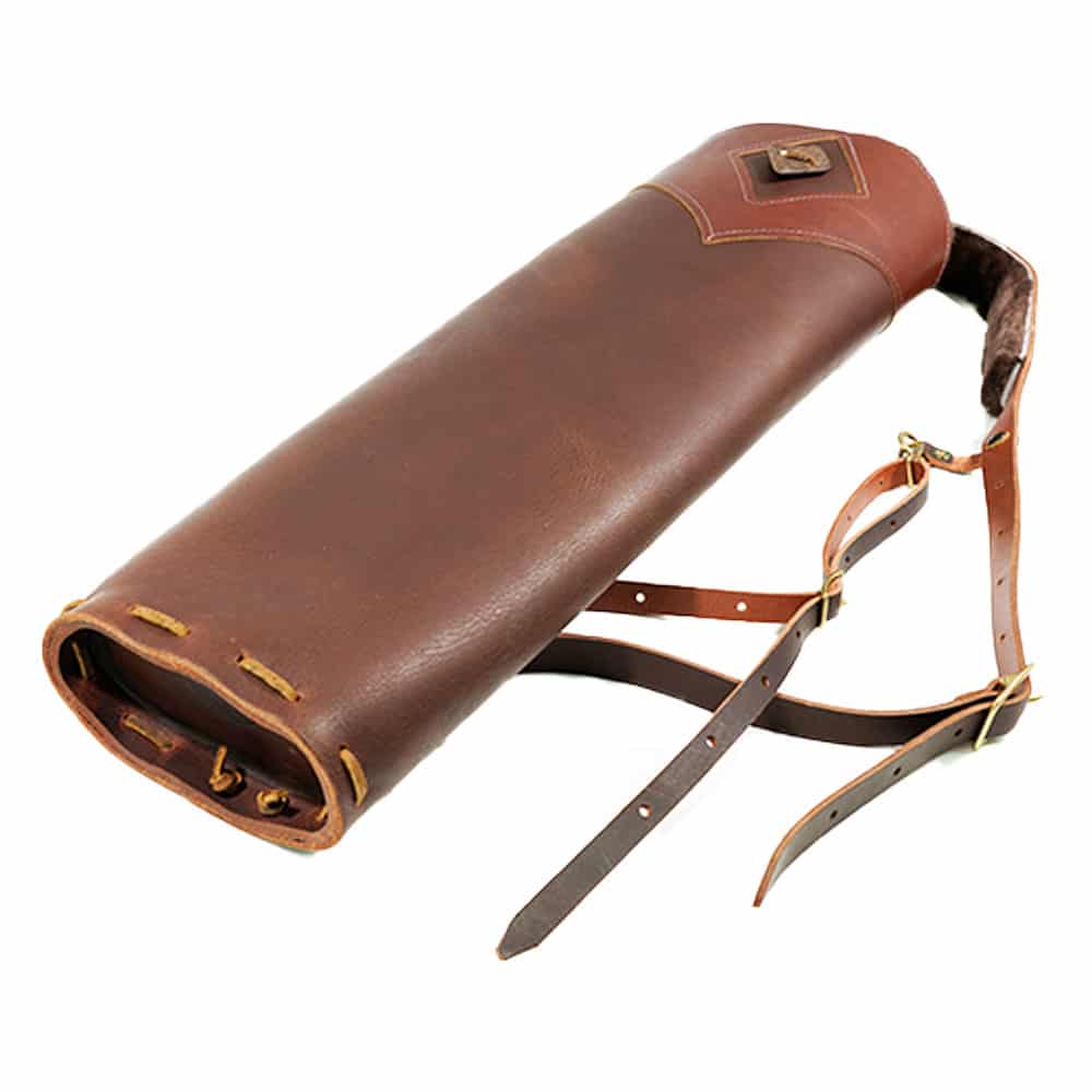 Royal Leather Back Quiver for Right Handed Archers - Hunting, Target Practice & Outdoor Adventures