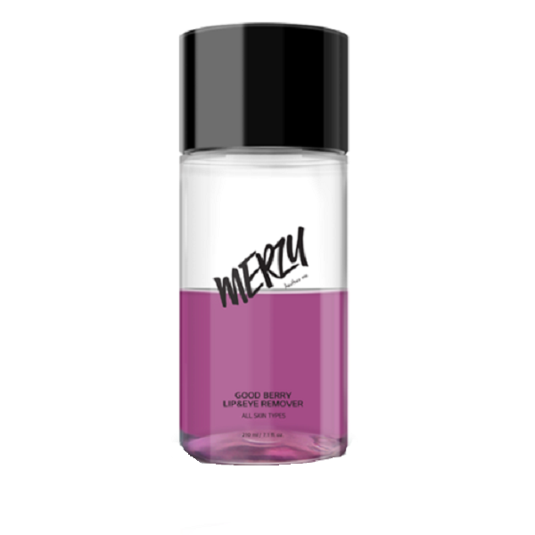 MERZY Good Berry Lip & Eye Makeup Remover - Gentle & Effective for Sensitive Skin | Perfect for Daily Makeup Removal & Travel Skincare Routine