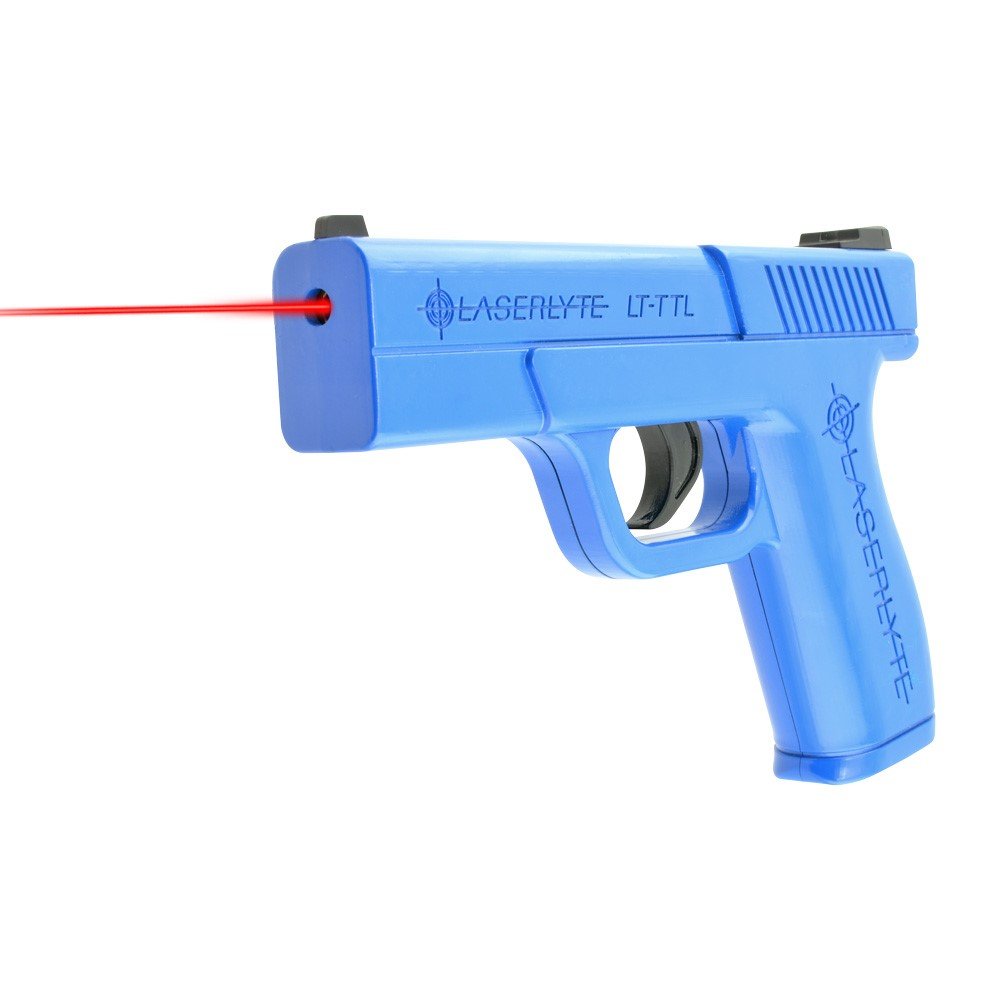 LaserLyte Quick Tyme Laser Trainer Target - Impact Display & Timed Games for Reactive Shooting & Dry Fire Practice | Pistol Training, Home Defense, Gun Safety Drills