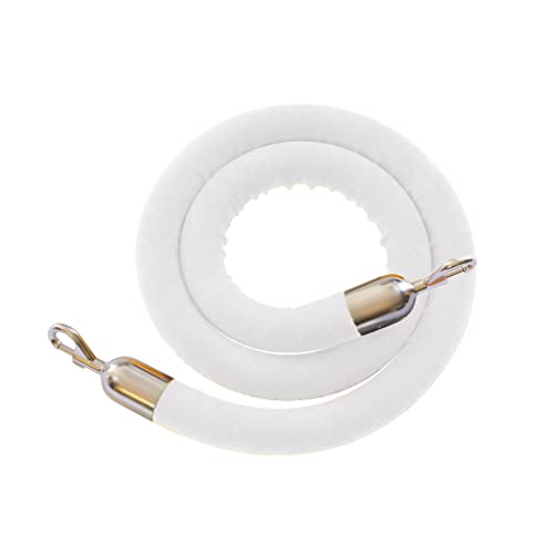 White Rope With Polished Stainless Steel Snap Ends