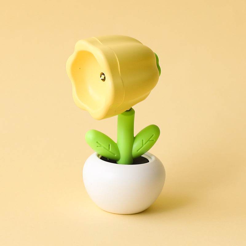 360 Degree Rotating Floral Table Lamp - Elegant Home Decor for Bedroom, Living Room, Office & Wedding Decorations
