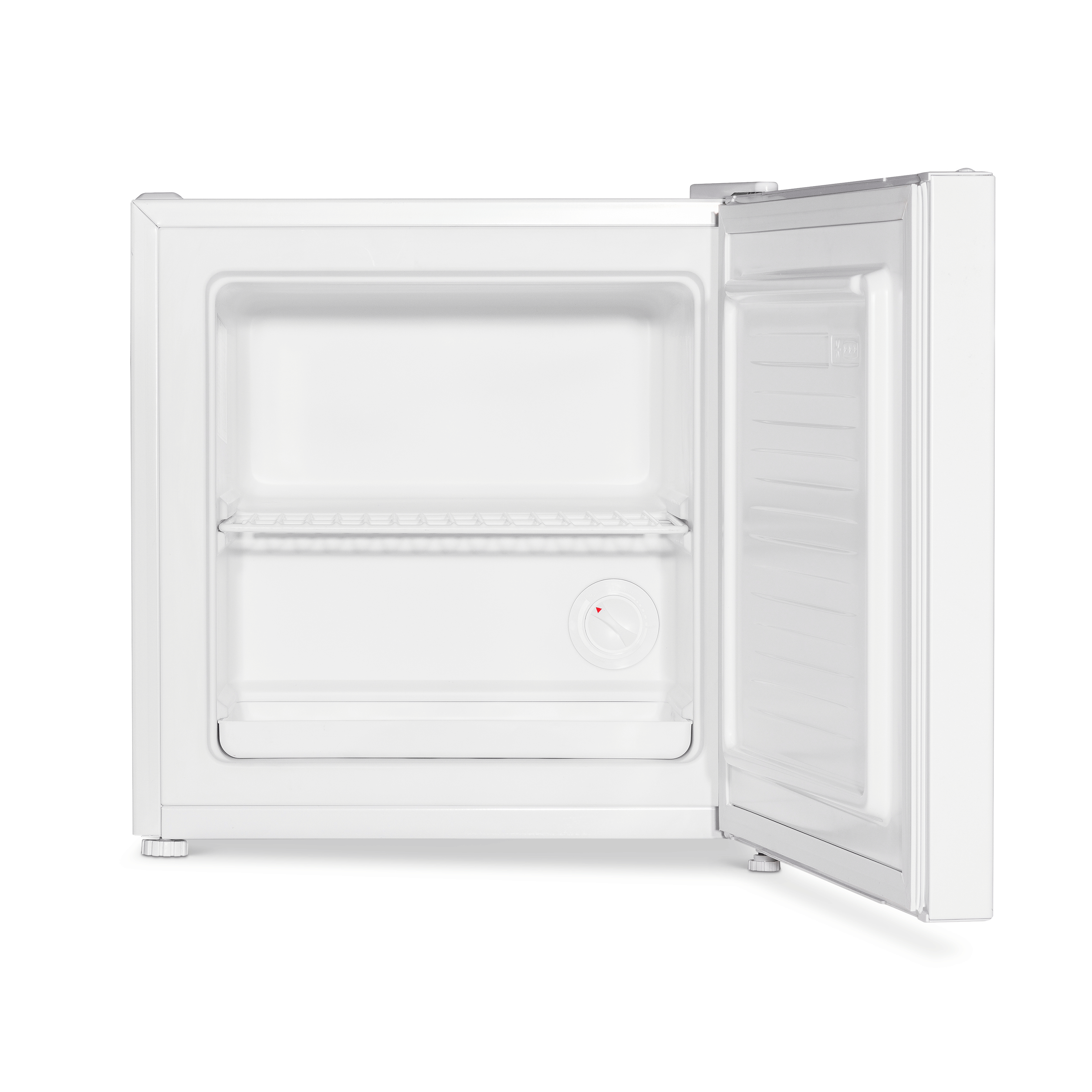 Baridi 31L Mini Tabletop Fridge Freezer with Reversible Door - Compact White Refrigerator for Bedroom, Office, Dorm & Small Spaces - Perfect for Drinks, Snacks & Skincare Storage
