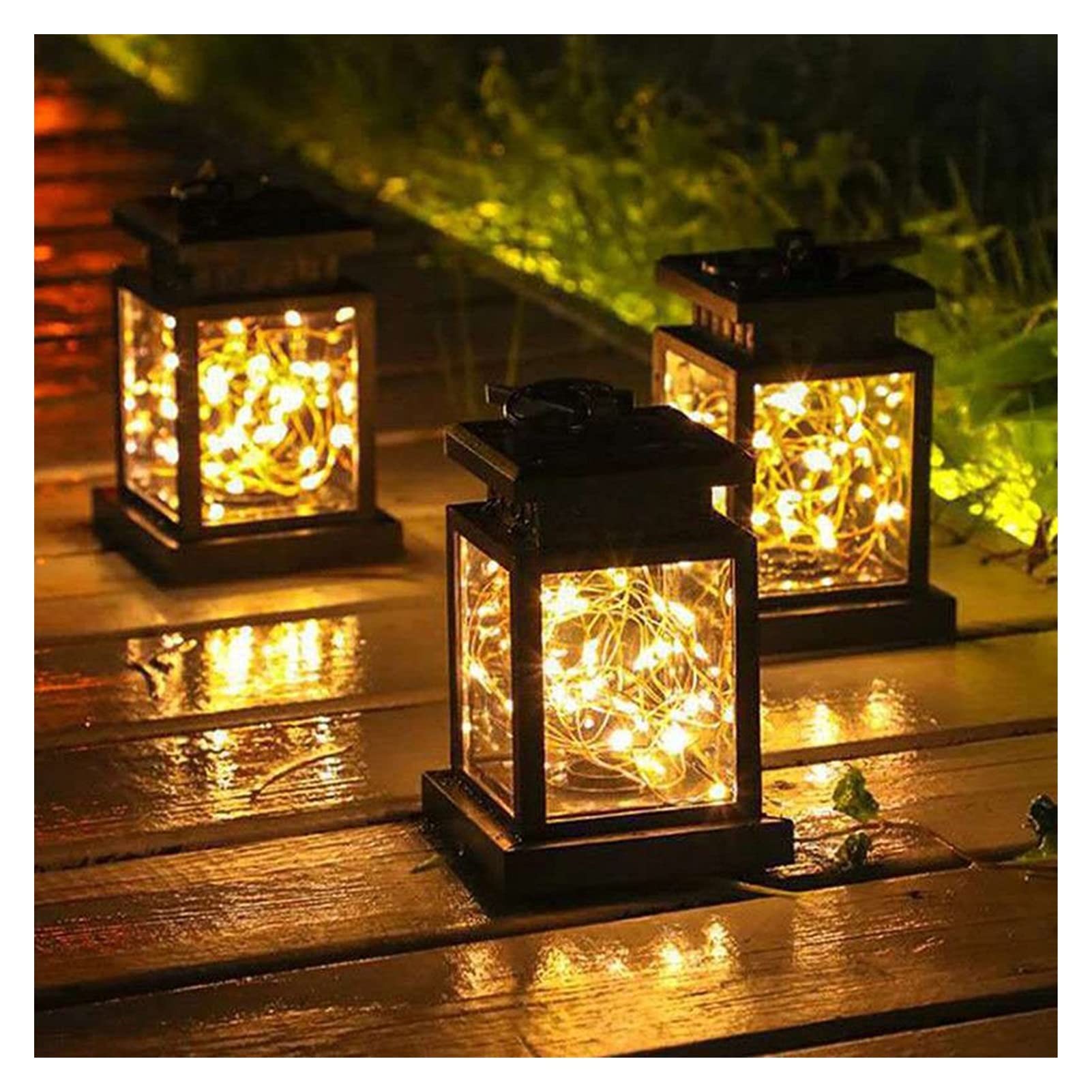 Solar Powered LED Outdoor String Lights - 30 Warm White Waterproof Fairy Lights for Garden, Patio, Balcony, Yard, Courtyard, Villa & Terrace Decoration | Perfect for Parties, Weddings & Evening Ambience