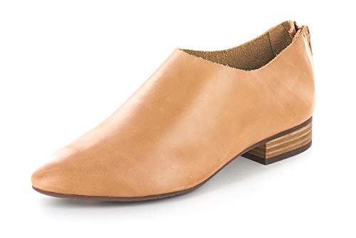 Chocolat Blu Emily Women's Leather Shoes with Back Zipper - Stylish Comfort for Work, Office & Casual Wear
