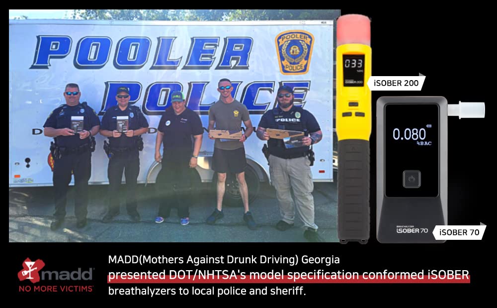70 Professional-Grade Breathalyzer with Suracell FuelCell Technology | DOT/NHTSA Approved Evidential Alcohol Tester | Accurate BAC Detection for Law Enforcement, Workplace Safety & Personal Use