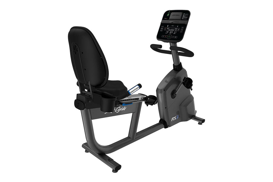 Life Fitness RS3 Recumbent Exercise Bike for Home Gym - Low Impact Cardio Workout Machine for Seniors & Rehabilitation - Perfect for Small Spaces & Physical Therapy