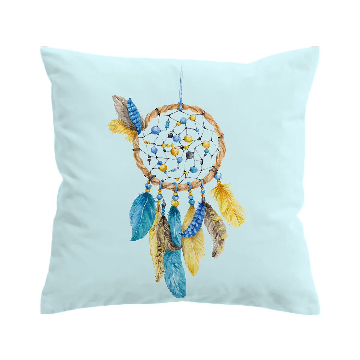 Premium Blue Pillow Cover - Soft & Breathable Cotton Pillowcase for Bedroom Decor - Perfect for Home, Living Room, and Guest Room Styling