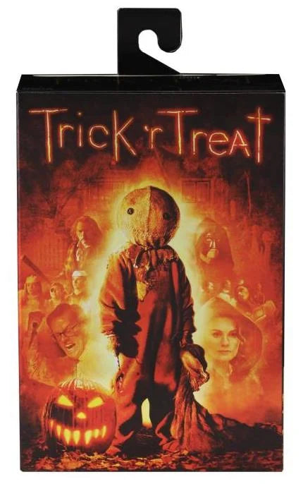 Trick 'r Treat Ultimate Sam Halloween Decoration - Scary Animated Prop for Haunted House, Yard, and Party Decor