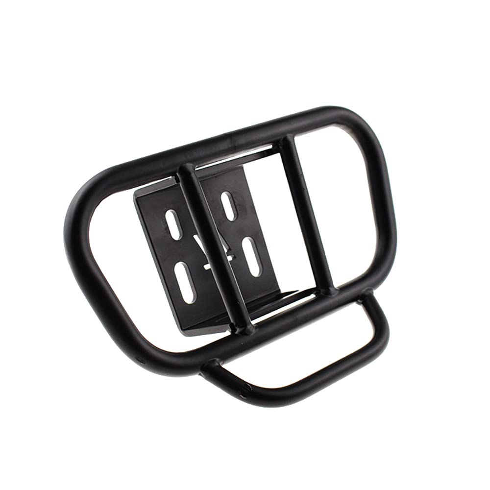 Vance Technology Motorcycle Luggage Rack Bar for Vespa GTS 300 & Primavera Sprint 150 - Black Small Rear Bracket, Sports Luggage Rack & Bookshelf Rack - Perfect for Commuting, Touring & Urban Riding