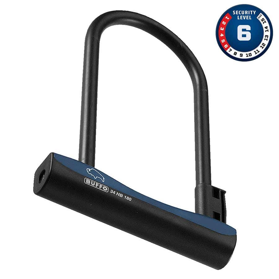 ABUS Buffo U-Lock HB - High Security Bike Lock for Urban Commuting & Outdoor Cycling - Durable Anti-Theft Protection for Bicycles, Scooters, and Motorcycles