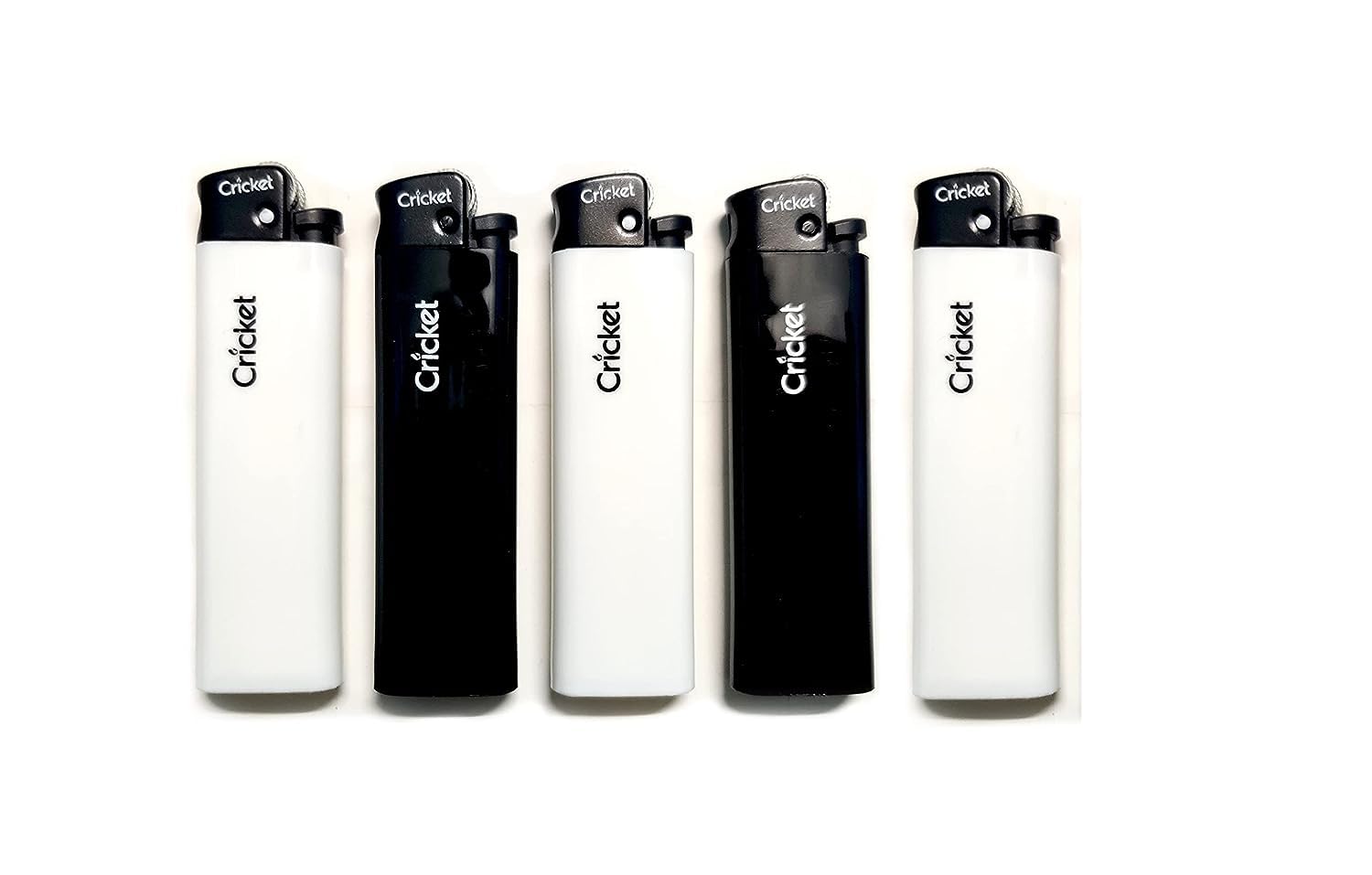 Original Electronic Cricket Pocket Lighter - 5 Pack Disposable Lighters for Camping, Hiking & Outdoor Adventures