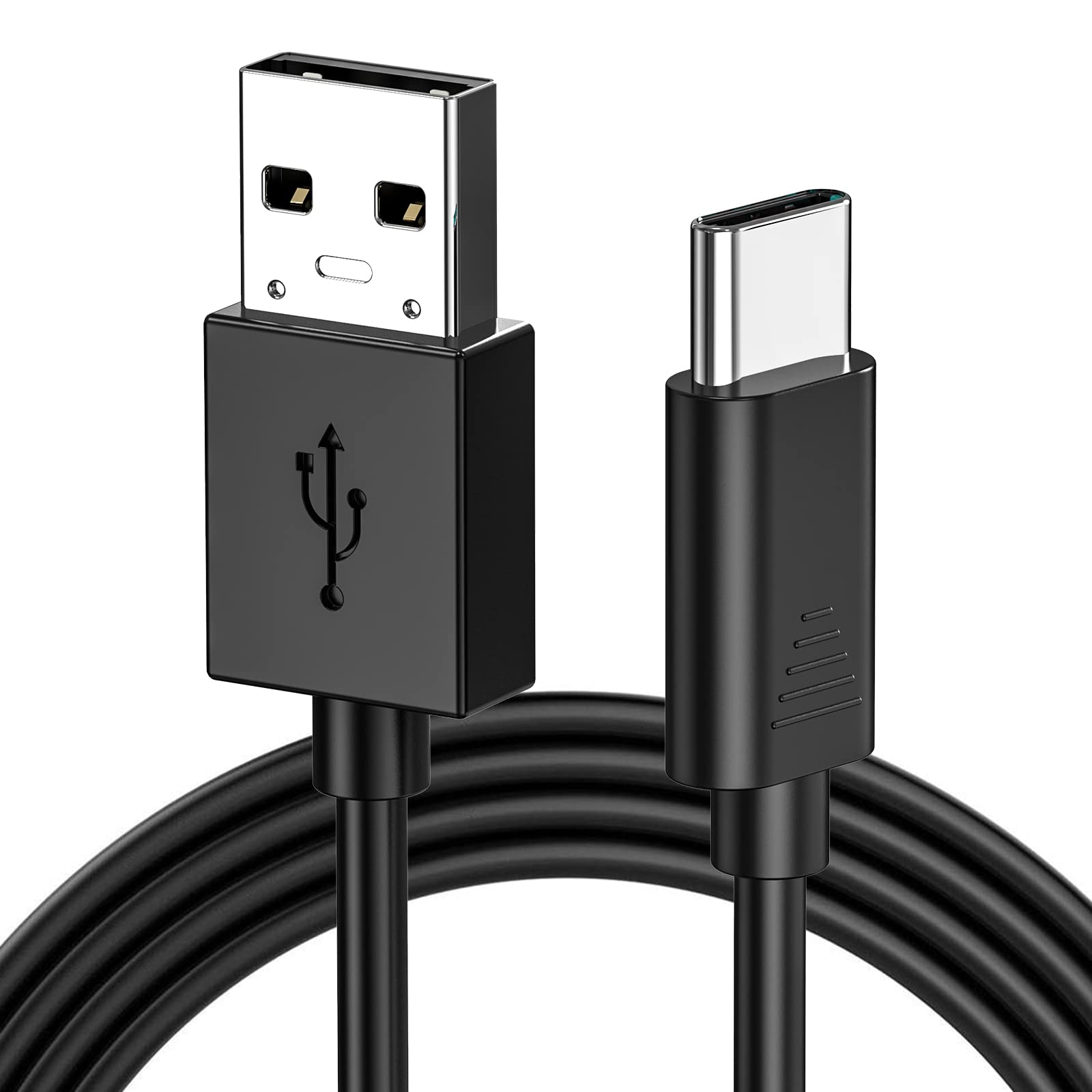 2M USB C Fast Charging Cable for Nintendo Switch, Switch Lite, Xbox, PS5, Samsung, HTC, LG, Sony - High-Speed Data Sync & Durable Nylon Braided Cord - Perfect for Gaming, Travel & Home Charging