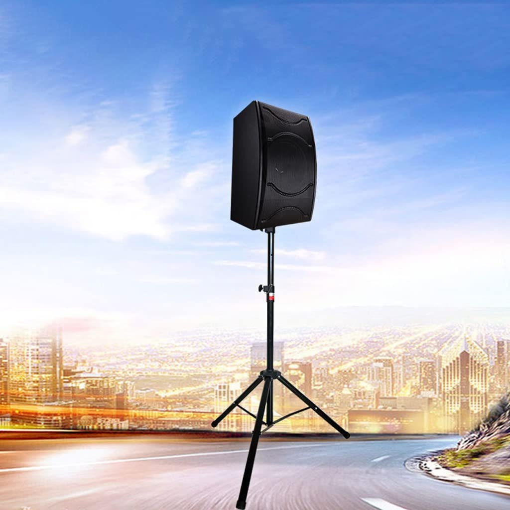 Adjustable Projector Stand Tripod - Universal Mount for Projector, Phone, Speaker, Audio & Microphone - Home & Studio Use - Black Wall Mount for Versatile Setup