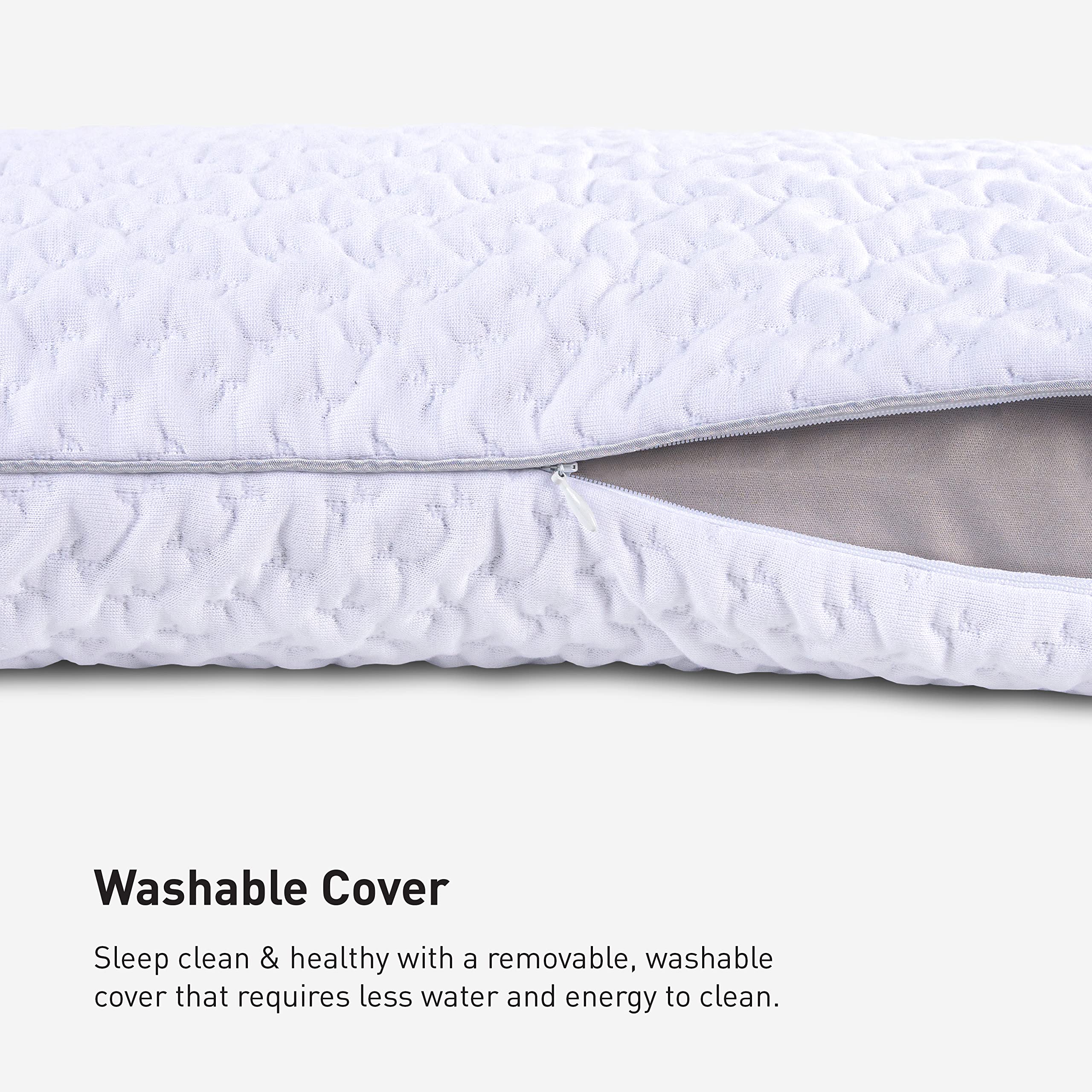 Bedgear Balance Performance Pillow – Medium Firmness Cooling Pillow for Side, Back & Stomach Sleepers – Moisture Wicking, Washable Cover – 20x26x4.75 Inches – Ideal for Hot Sleepers & Athletes Recovery
